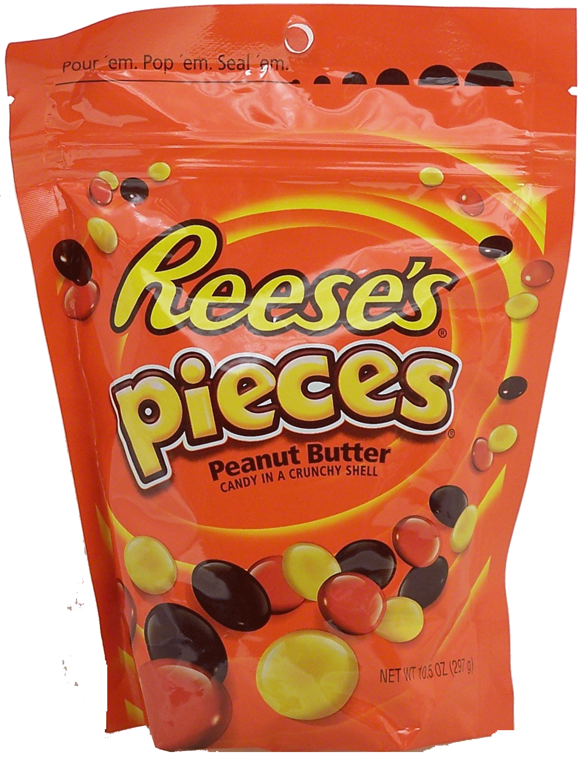 Reese's pieces peanut butter candy in a crunchy shell Full-Size Picture